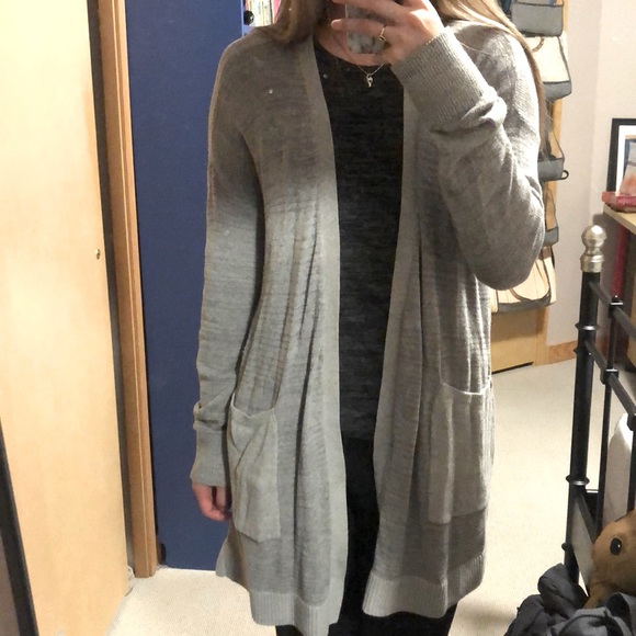 Calvin Klein Jeans Long Grey Cardigan - Picture 6 of 6
